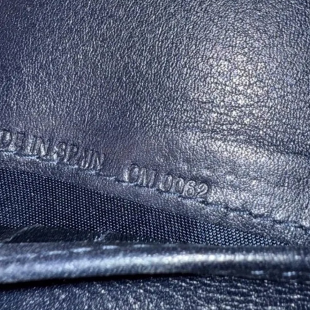 DIOR VTG Y2K Trotter Long Bifold Wallet Navy Blue & White #1 Vintage - Picture 15 of 15